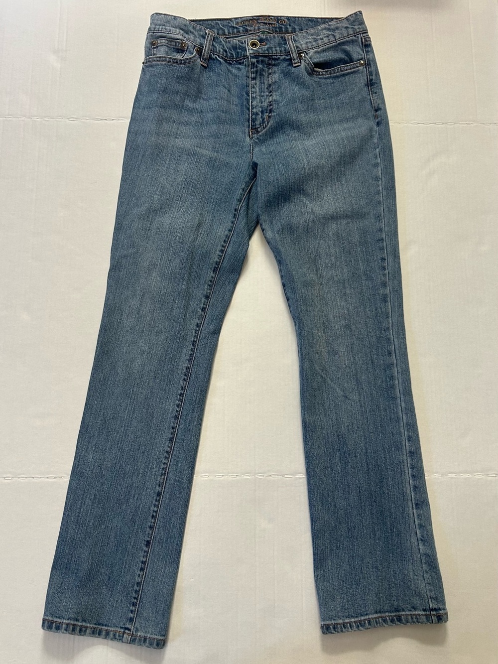 Lauren Jeans Co Women’s Ralph Lauren Women's Straight Leg — Medium Blue Denim